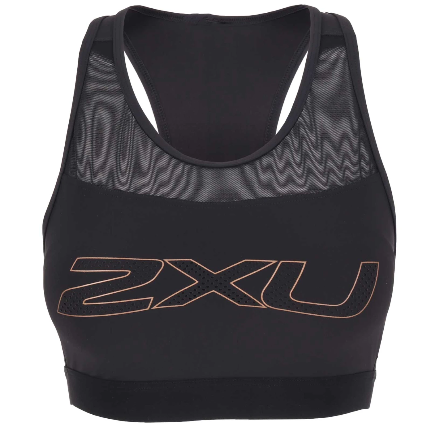 2XU Aero Tri Crop Top Dames - Black/white 1 2XU Aero Tri Crop Top Dames - Black/white