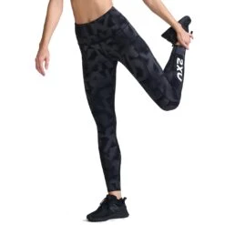 2XU Form Lineup Hi-Rise Compression Leggings Dames - Wit -Sportwinkel 2xu form lineup hi rise compression tights women white 5 1457416