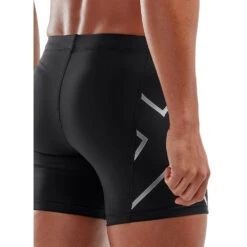 2XU Core Compression 1/2 Shorts - Black/silver -Sportwinkel 2xu herren core compression 1 2 shorts black silver ma4508b blksil 892053