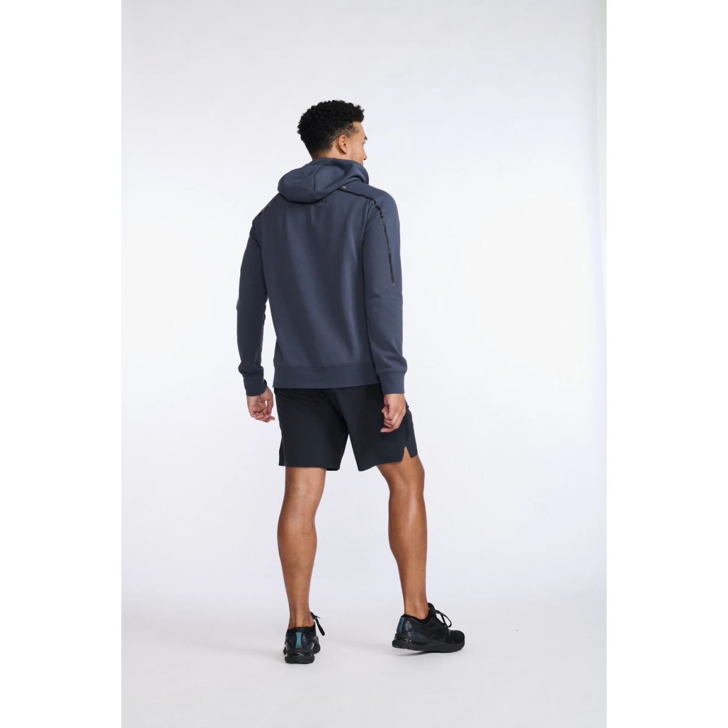 2XU Motion Hoodie Heren - India Ink/white 3 2XU Motion Hoodie Heren - India Ink/white - Afbeelding 3