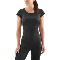 SKINS Ultimate Compressie T-Shirt Dames - Zwart -Sportwinkel 305875 03 d 627627
