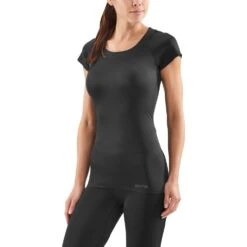 SKINS Ultimate Compressie T-Shirt Dames - Zwart -Sportwinkel 305875 05 d 627629