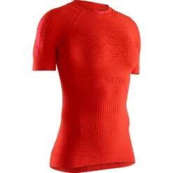 X-Bionic Effektor 4.0 Run Hardloopshirt Voor Dames - Sunset Orange/nambi Red