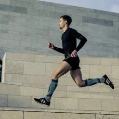 Bauerfeind Run Performance Compressiesokken - Blauw - L (41-46 Cm) -Sportwinkel 336085 07 d 709507