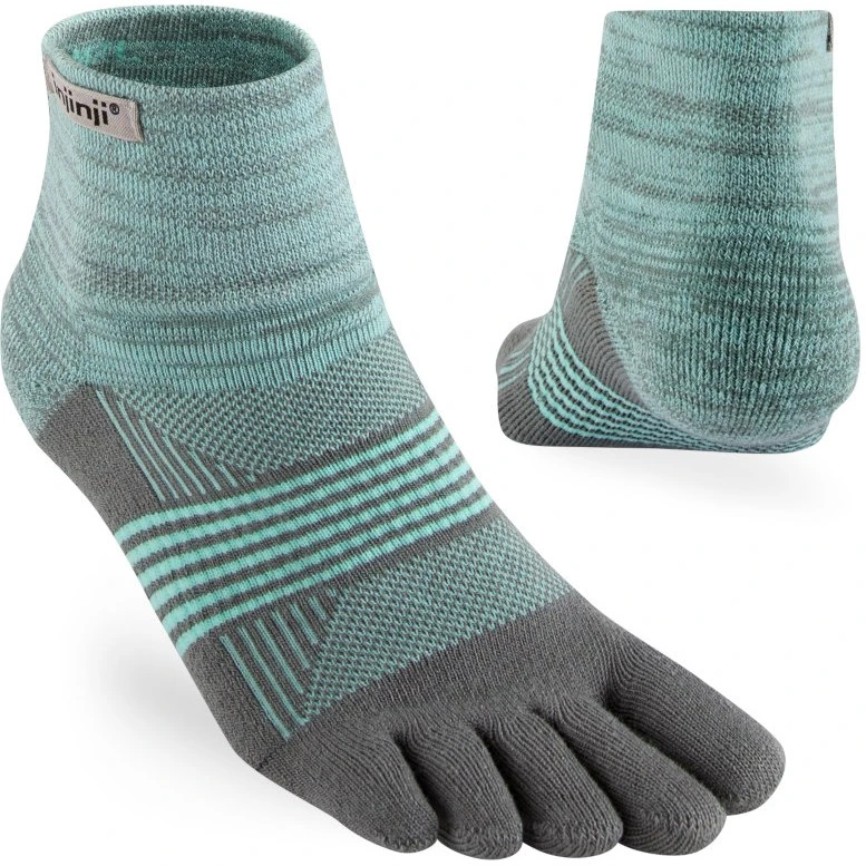 Injinji Dames Trail Midweight Mini-Crew Sokken - Mint 2 Injinji Dames Trail Midweight Mini-Crew Sokken - Mint - Afbeelding 2