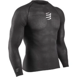 Compressport 3D Thermo 50g Shirt Met Lange Mouwen - Zwart