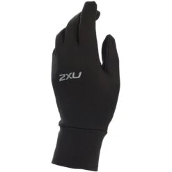 2XU Run Vollfinger Handschoenen - Black/silver