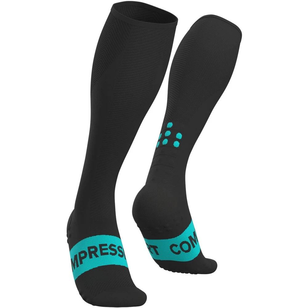 Compressport Full Race Oxygen Compressiesokken - Zwart 1 Compressport Full Race Oxygen Compressiesokken - Zwart
