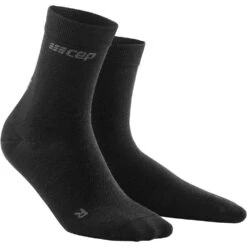 CEP Recovery Allday Merino Mid Cut Compressiesokken - Anthracite