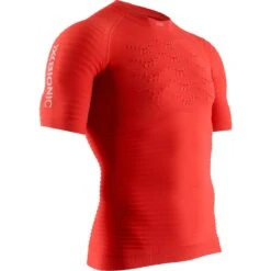 X-Bionic Effektor 4.0 Run Hardloopshirt Voor Heren - Sunset Orange/pearl Grey
