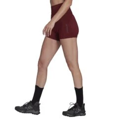 Adidas TERREX Multi Primeblue Shorts Dames - Shadow Red HA2282 -Sportwinkel adidas frauen terrex multi shorts shadow red ha2282 2 1128953