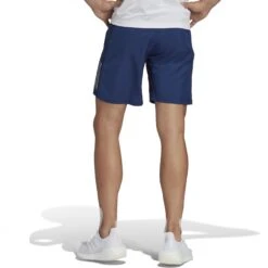 Adidas Own The Run Korte Broek 7" Heren - Dark Blue/reflective Silver HM8443 -Sportwinkel adidas mens own the run heather 5 shorts dark blue reflective silver hm8443 2 1368141