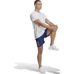 Adidas Own The Run Korte Broek 7" Heren - Dark Blue/reflective Silver HM8443 -Sportwinkel adidas mens own the run heather 5 shorts dark blue reflective silver hm8443 3 1368140