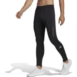 Adidas Own The Run Hardlooptights Heren - Black HM8444 -Sportwinkel adidas mens own the run tights black hm8444 1 1355417