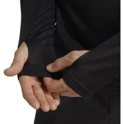 Adidas Run Icons 3-Stripes Shirt Met Lange Mouwen Heren - Zwart HN8024 -Sportwinkel adidas mens run icons 3 stripes longsleeve black hn8024 1 1467924