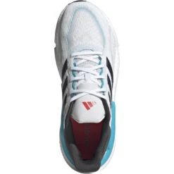 Adidas Solarboost 5 Hardloopschoenen Heren - White/core Black/lucid Cyan IE6788 -Sportwinkel adidas mens solarboost 5 running shoes white core black lucid cyan ie6788 1 1522363