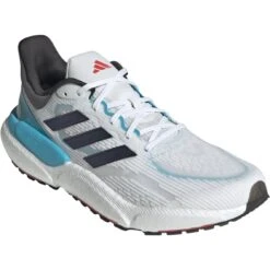 Adidas Solarboost 5 Hardloopschoenen Heren - White/core Black/lucid Cyan IE6788 -Sportwinkel adidas mens solarboost 5 running shoes white core black lucid cyan ie6788 4 1522360