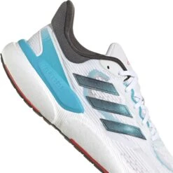 Adidas Solarboost 5 Hardloopschoenen Heren - White/core Black/lucid Cyan IE6788 -Sportwinkel adidas mens solarboost 5 running shoes white core black lucid cyan ie6788 7 1522357