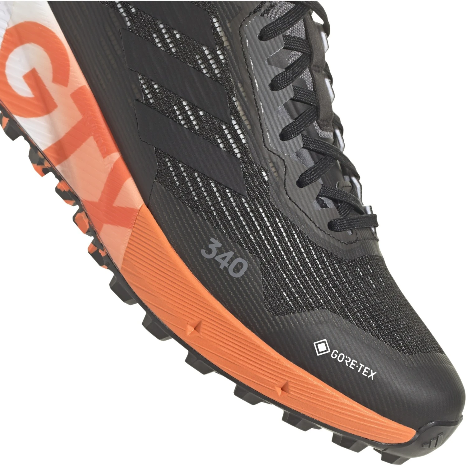 Adidas TERREX Agravic Flow 2 GORE-TEX Trailrunningschoenen Heren - Core Black/core Black/Impact Orange HR1110 7 Adidas TERREX Agravic Flow 2 GORE-TEX Trailrunningschoenen Heren - Core Black/core Black/Impact Orange HR1110 - Afbeelding 7