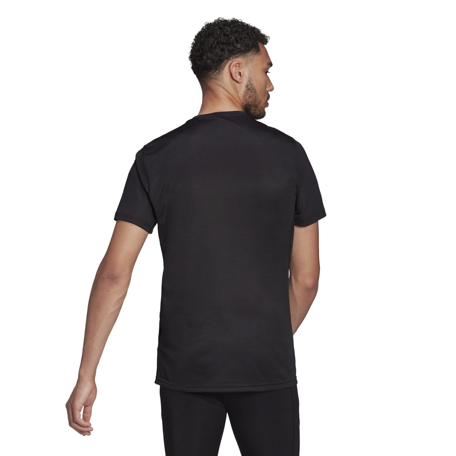 Adidas TERREX Own The Run T-Shirt Heren - Black/reflective Silver H58591 2 Adidas TERREX Own The Run T-Shirt Heren - Black/reflective Silver H58591 - Afbeelding 2