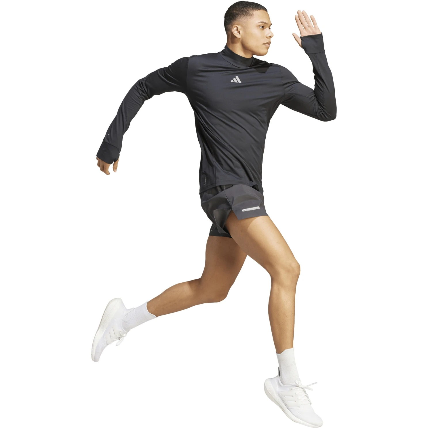 Adidas Ultimate Hardloopshirt Met Lange Mouwen Heren - Zwart IM4198 3 Adidas Ultimate Hardloopshirt Met Lange Mouwen Heren - Zwart IM4198 - Afbeelding 3