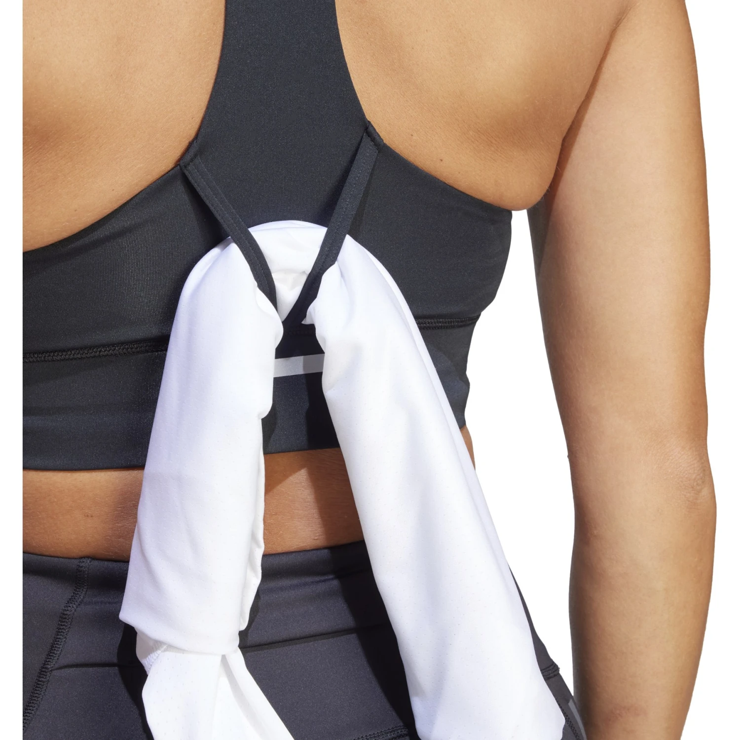 Adidas Run Pocket Sportbeha Met Medium Ondersteuning Dames - Zwart HZ1533 6 Adidas Run Pocket Sportbeha Met Medium Ondersteuning Dames - Zwart HZ1533 - Afbeelding 6