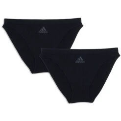 Adidas Sports Underwear Low Rise Bikini Dames Slip - 2 Pack - 000-zwart