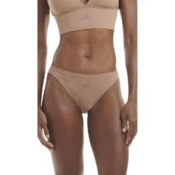 Adidas Sports Underwear Low Rise Bikini Dames Slip - 2 Pack - 961-assorted -Sportwinkel adidas sports underwear longline low rise womens bikini bottom 2 pack 961 assorted 2 1453845 1