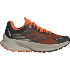 Adidas TERREX Soulstride Flow Hardloopschoenen Dames - Core Black/grey Six/seismic Orange IF5041