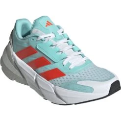 Adidas Adistar 2 Hardloopschoenen Dames - White/solar Red/flawless Aqua ID1729 -Sportwinkel adidas womens adistar 2 0 running shoes white solar red flawless aqua id1729 4 1522210