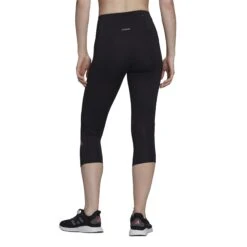 Adidas Own The Run 3/4-Tights Dames - Black H13250 -Sportwinkel adidas womens own the run 3 4 tights black h13250 1 1016546