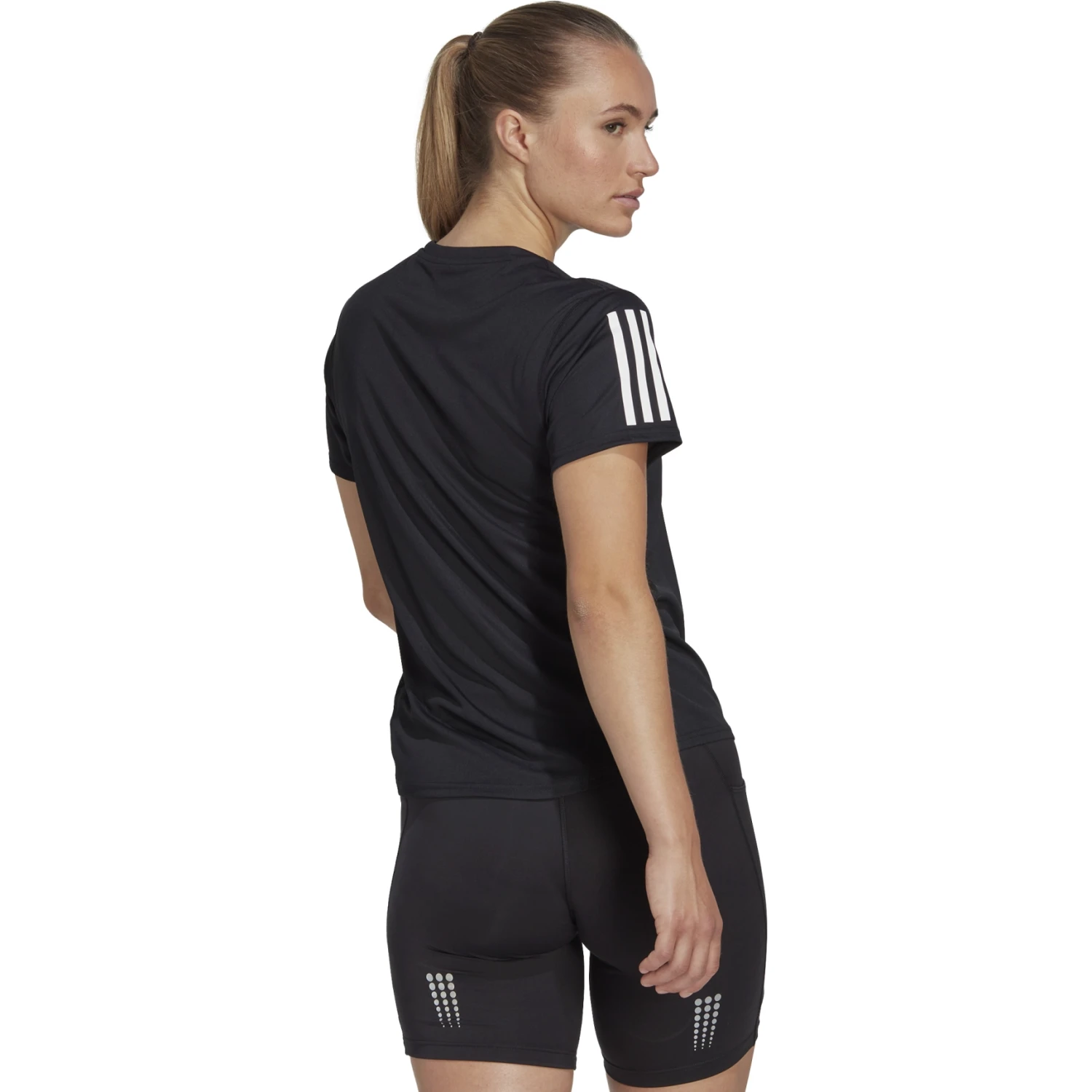 Adidas Own The Run Shirt Dames - Black IC5188 2 Adidas Own The Run Shirt Dames - Black IC5188 - Afbeelding 2