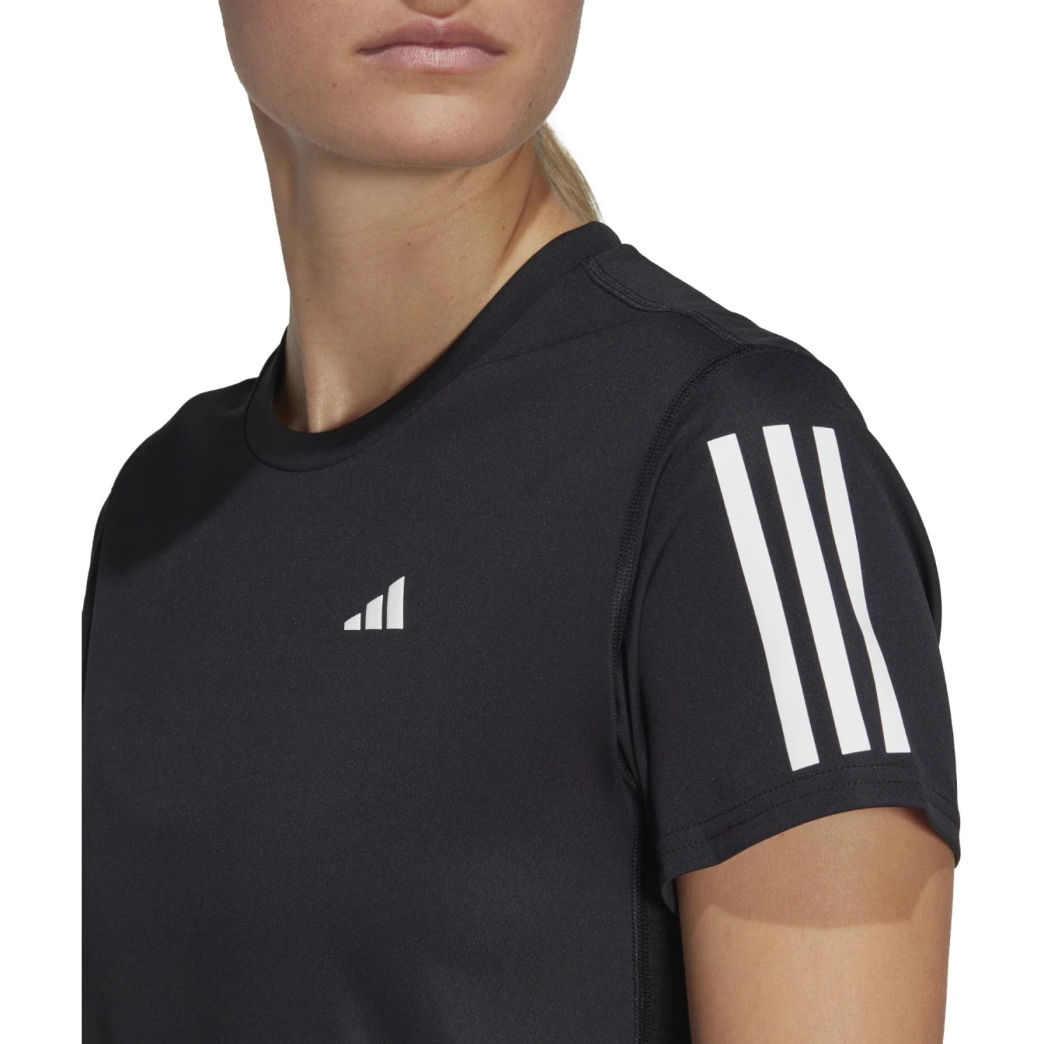 Adidas Own The Run Shirt Dames - Black IC5188 3 Adidas Own The Run Shirt Dames - Black IC5188 - Afbeelding 3