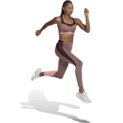 Adidas Own The Run Colorblock 7/8-Tights Dames - Wonder Oxide HK9010 -Sportwinkel adidas womens terrex own the run cb 7 8 tights wonder oxide hk9010 6 1259908