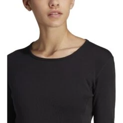 Adidas Xperior Merino 260 Onderhemd Met Lange Mouwen Dames - Zwart HZ8545 -Sportwinkel adidas womens xperior 260 longsleeve baselayer black hz8545 5 1492195