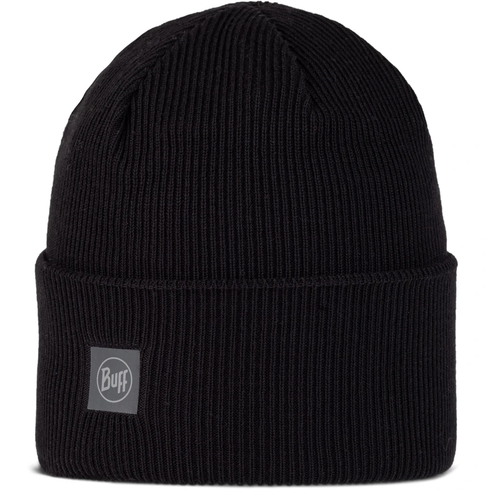 Buff® Crossknit Gebreide Beanie - Solid Black 1 Buff® Crossknit Gebreide Beanie - Solid Black