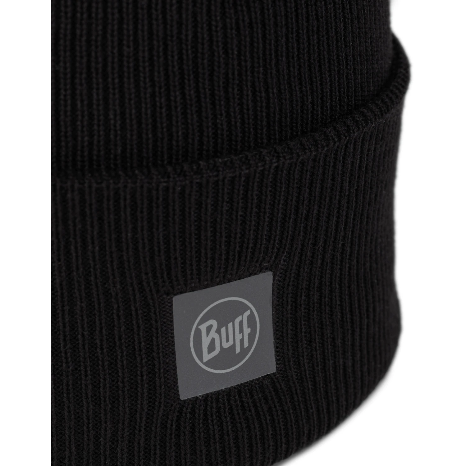 Buff® Crossknit Gebreide Beanie - Solid Black 2 Buff® Crossknit Gebreide Beanie - Solid Black - Afbeelding 2