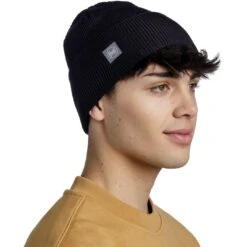Buff® Crossknit Gebreide Beanie - Solid Black 6 Buff® Crossknit Gebreide Beanie - Solid Black -Sportwinkel buff crossknit beanie solid black 3 1559931