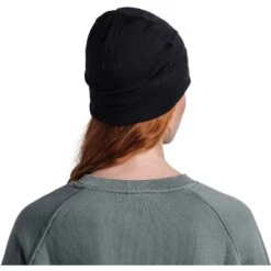 Buff® Merino Lightweight Muts - Solid Black -Sportwinkel buff lightweight merino wool hat solid black 4 1344135