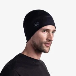 Buff® Merino Lightweight Muts - Solid Black -Sportwinkel buff lightweight merino wool hat solid black 5 1344136