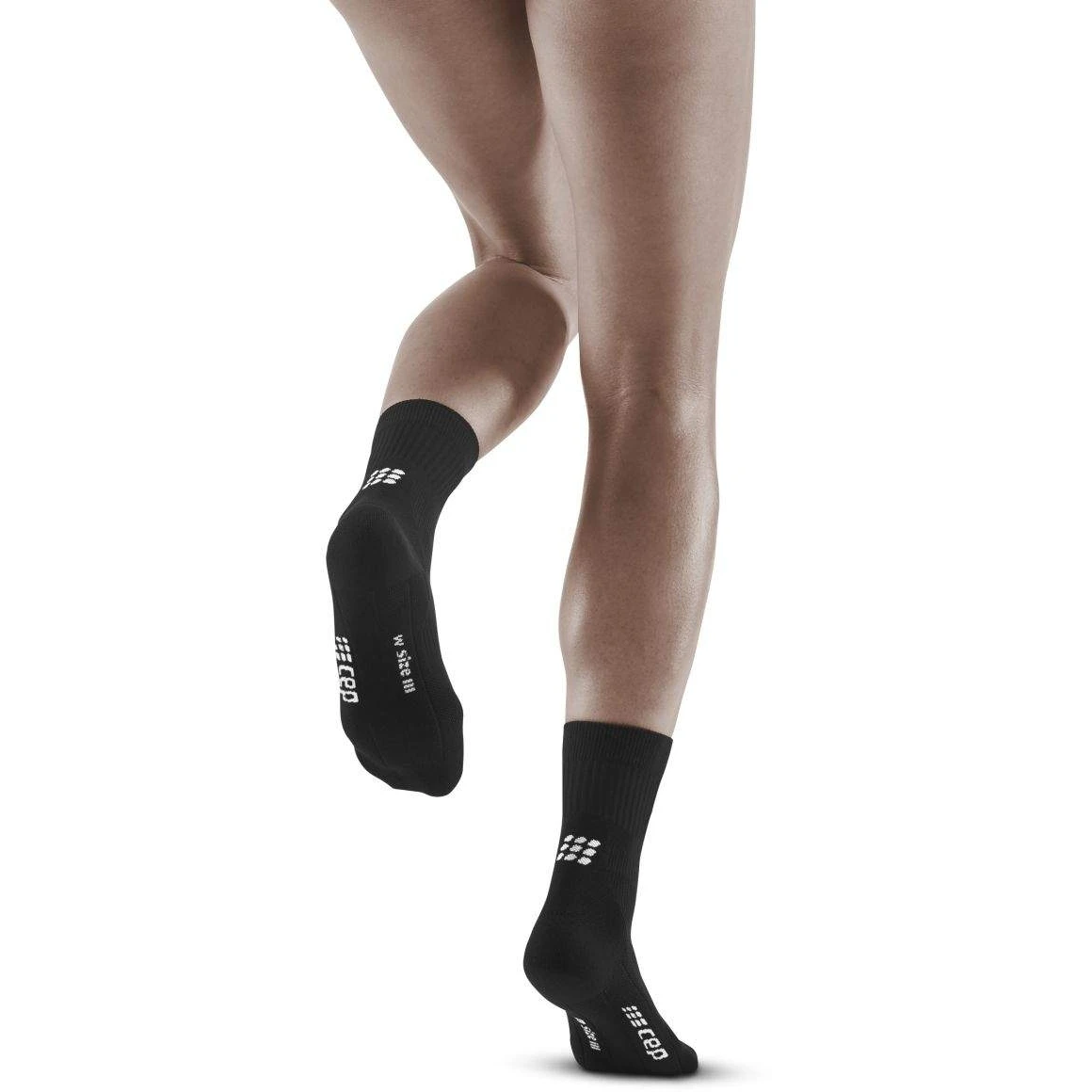 CEP Classic All Mid Cut Compressiesokken Dames - Zwart 3 CEP Classic All Mid Cut Compressiesokken Dames - Zwart - Afbeelding 3