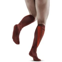 CEP Cold Weather Compressiesokken - Dark Orange -Sportwinkel cep cold weather compression socks dark orange 22 1542302