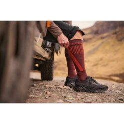 CEP Cold Weather Compressiesokken - Dark Orange -Sportwinkel cep cold weather compression socks dark orange 31 1542303