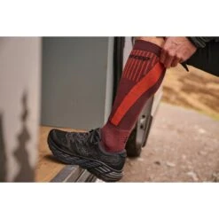 CEP Cold Weather Compressiesokken - Dark Orange -Sportwinkel cep cold weather compression socks dark orange 32 1542304