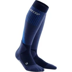 CEP Ski Touring Compressiesokken Dames - Blauw