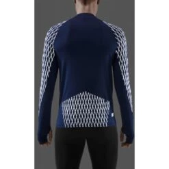 CEP Cold Weather Shirt Met Lange Mouwen - Navy -Sportwinkel cep cold weather longsleeve shirt navy 3 1555773