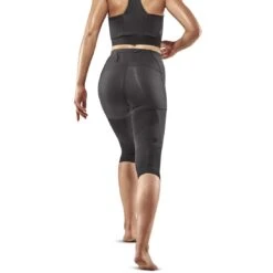 CEP Compressie Legging 3/4 Dames - Zwart -Sportwinkel cep compression 3 4 tights women black 7 1554594