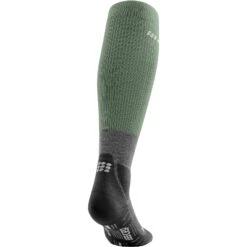 CEP Hiking Merino Compressiesokken Dames - Green/light Grey -Sportwinkel cep hiking merino compression socks women green light grey 1 1390857