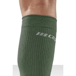 CEP Hiking Merino Compressiesokken Dames - Green/light Grey -Sportwinkel cep hiking merino compression socks women green light grey 2 1555568