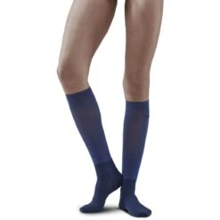 CEP Infrared Recovery Compressiesokken Dames - Blauw -Sportwinkel cep infrared recovery compression socks women blue 1 1555363